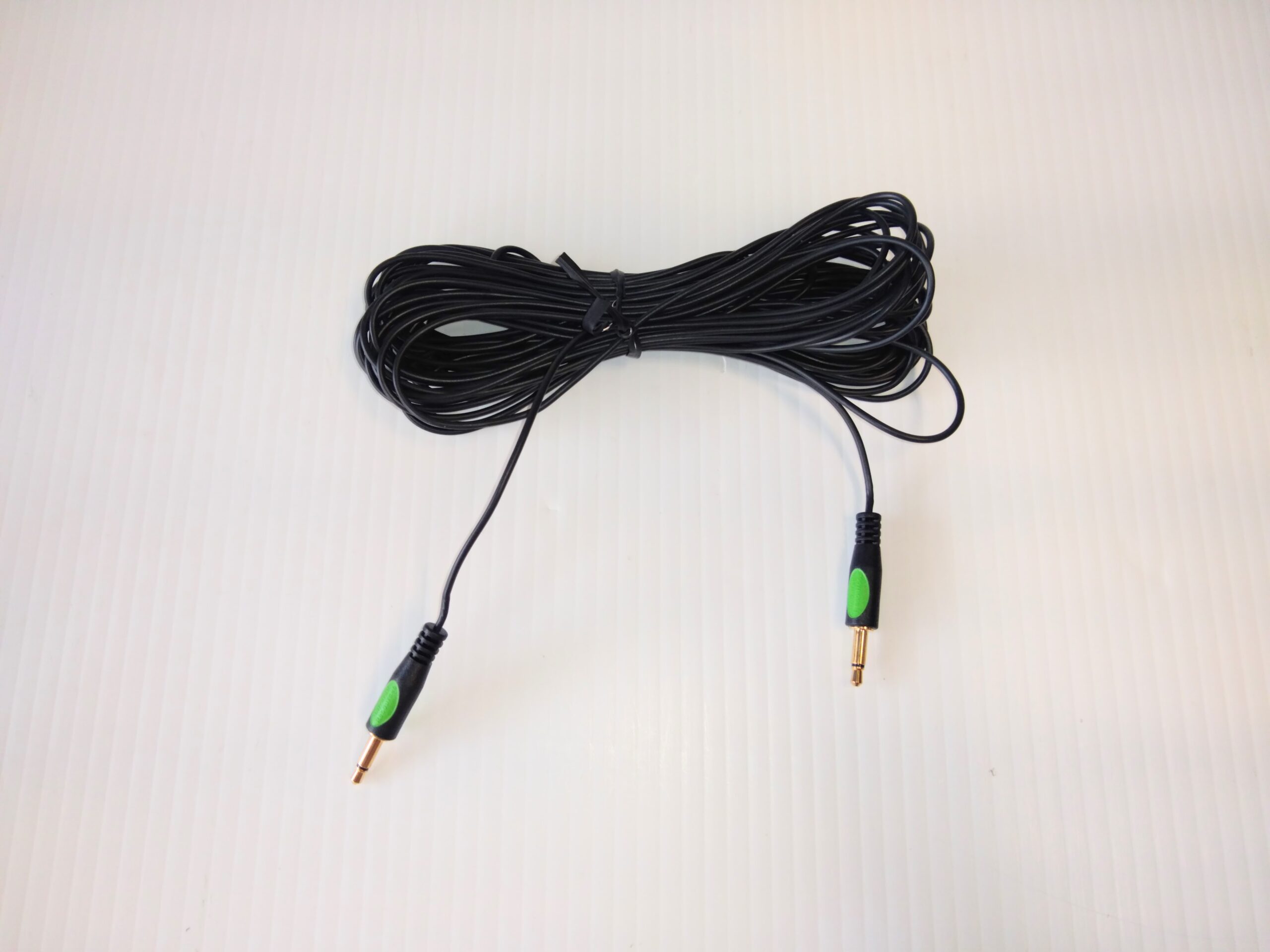 1/8" Male to Male (Mini) Mono Plug 3.5mm With Approx. 40ft Cut Cable - Image 3