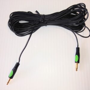 1/8" Male to Male (Mini) Mono Plug 3.5mm With Approx. 40ft Cut Cable