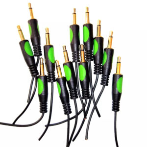 1/8" (Mini) Mono 2-wire Plug with 2" Cable Qty of (12)