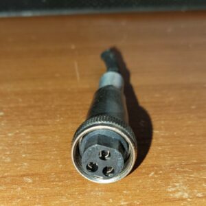 3-Pin - Microphone & Electrical Cable Connector - Female Plug - Mic Audio