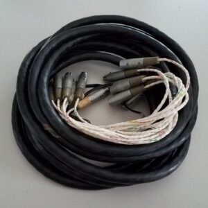 30 Feet XLR Male to Female 7 channel Snake Audio Cable, Quality!