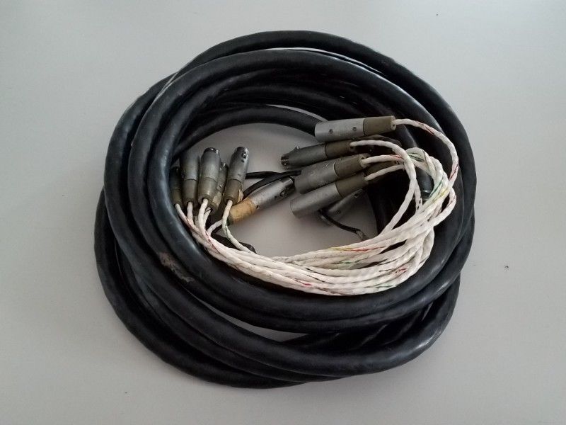 30 Feet XLR Male to Female 7 channel Snake Audio Cable, Quality!