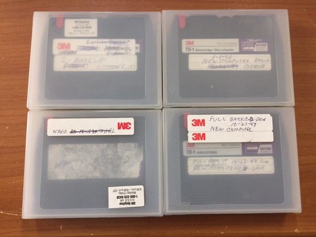 3M TR-1 Minicartridge 400mb/800mb Tape for Travan Tape Drive - 4 in lot - Image 3