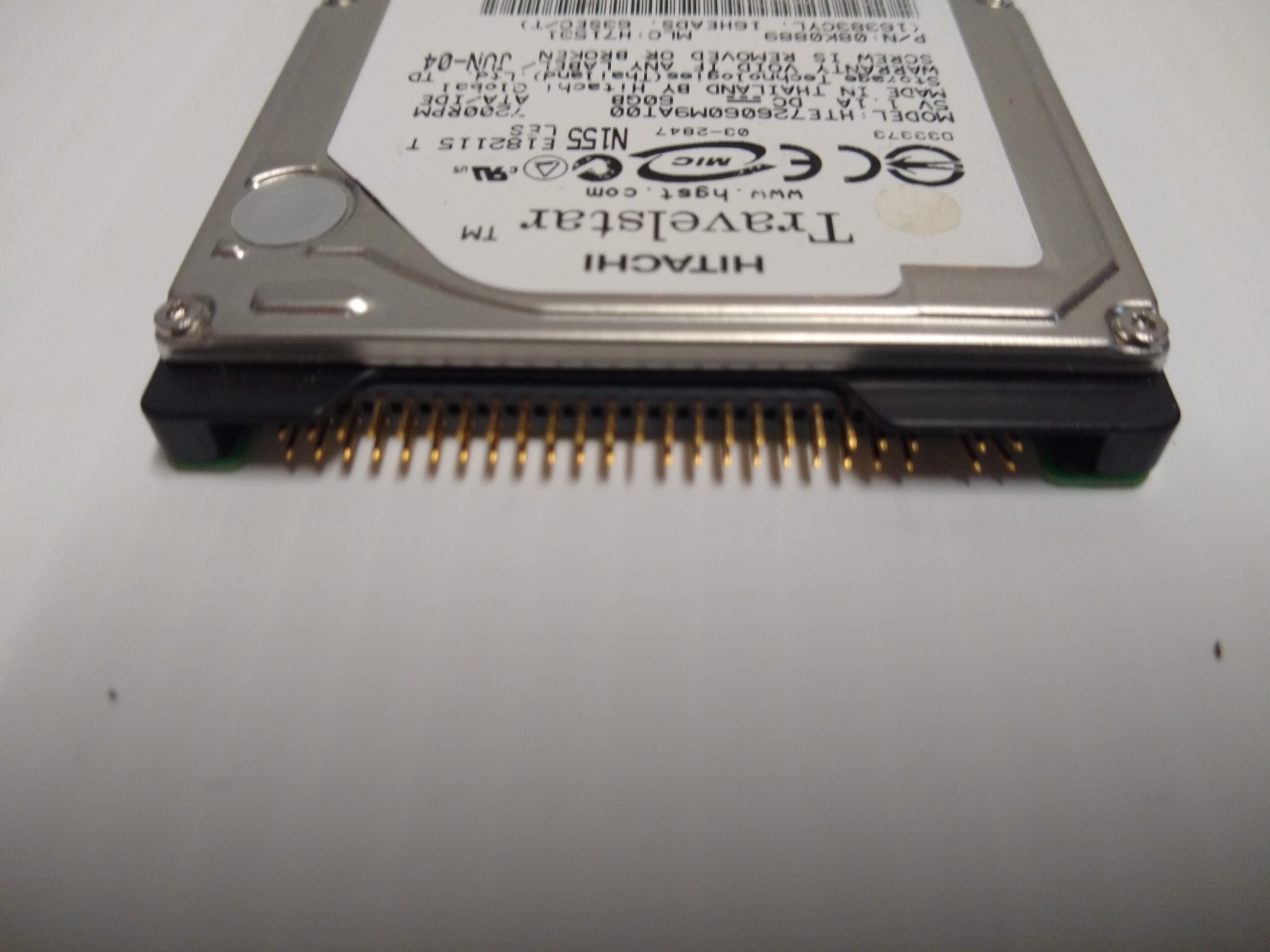 60GB IDE 2.5" drive Hitachi Travelstar HTE726060M9AT00 7200RPM 8MB - Image 3