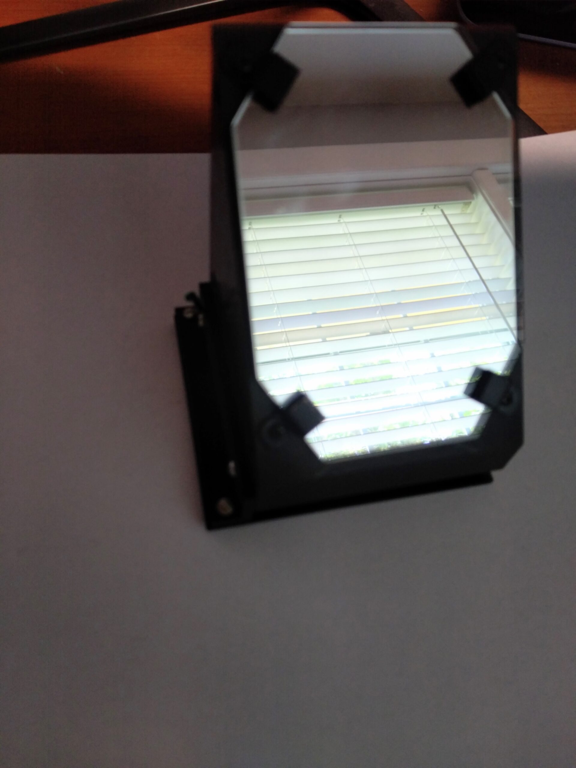 90 degree Mirror/lens  Assembly Looks around Corner