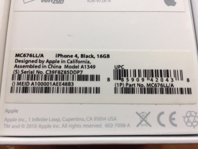 APPLE IPHONE 4 Manual & Box Only- NO PHONE - BLACK - Image 4