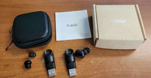 Aairhut A1 Mini Bluetooth 4.2 Wireless In Ear Headphohe Earbud, 2 Chargers