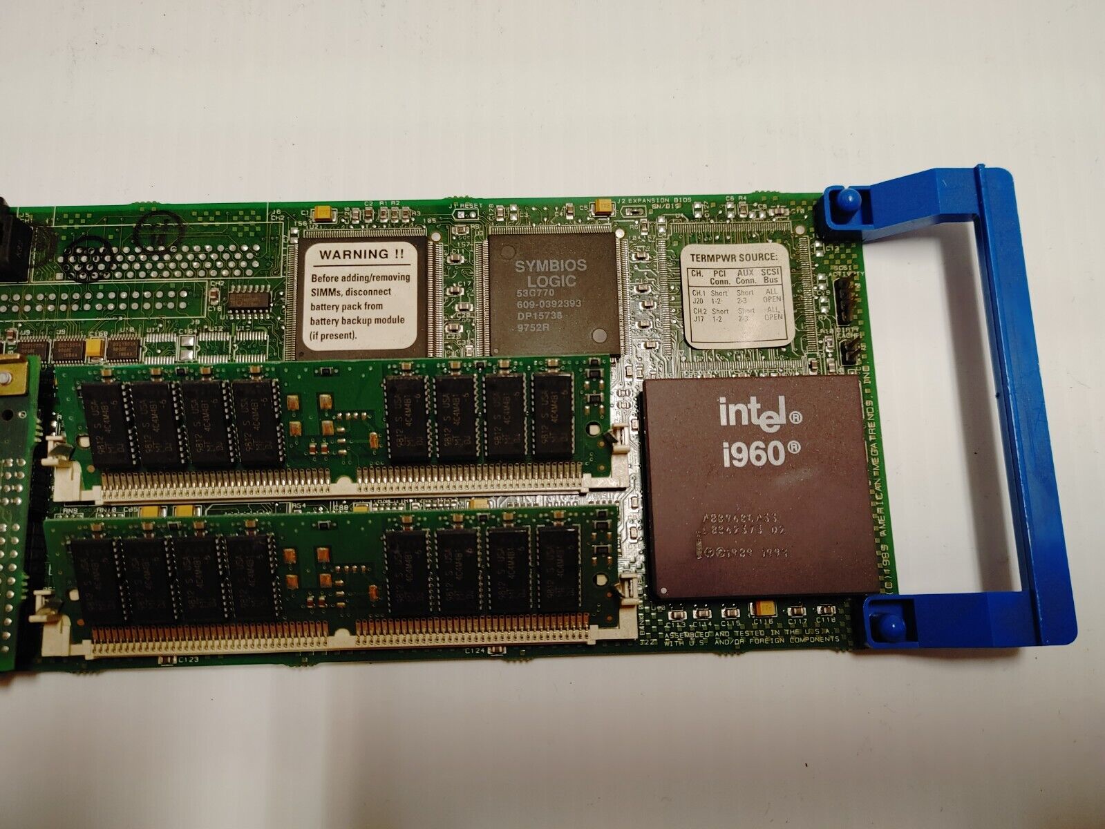 American Megatrends MegaRaid Series 428 Rev D-1 SCSI Controller Board - Image 3