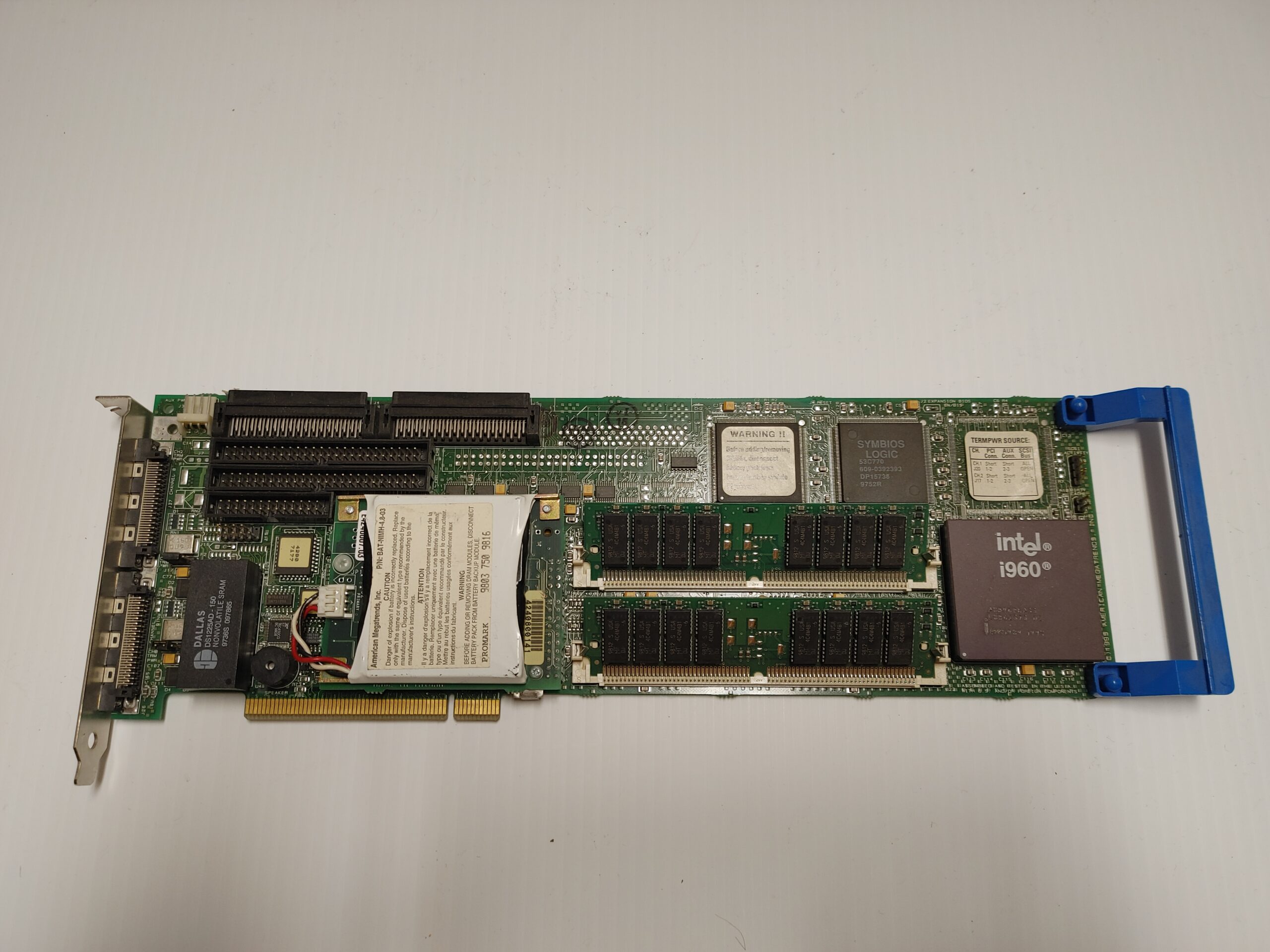 American Megatrends MegaRaid Series 428 Rev D-1 SCSI Controller Board