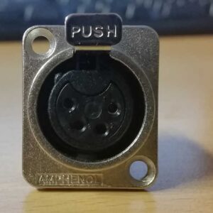 Amphenol AP-4-21 4-Pole AP Female Panel Mount Connector