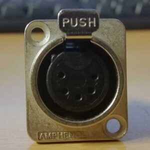 Amphenol AP-5-21 5-Pole AP Female Panel Mount Connector