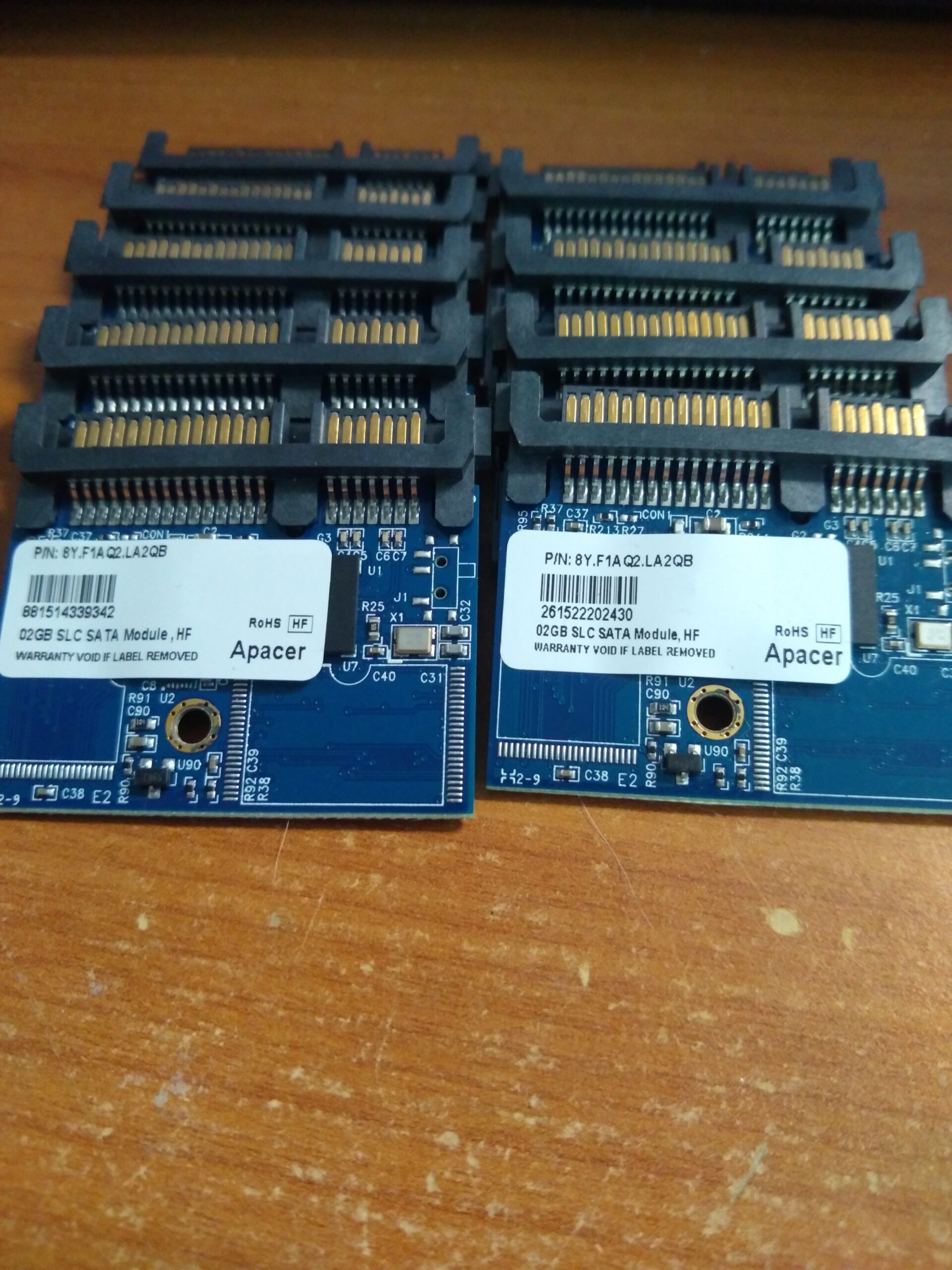 Apacer P/N: 8Y. F1A Q2.LA 2 QB Flash Disk Module 2GB Qty of (10)