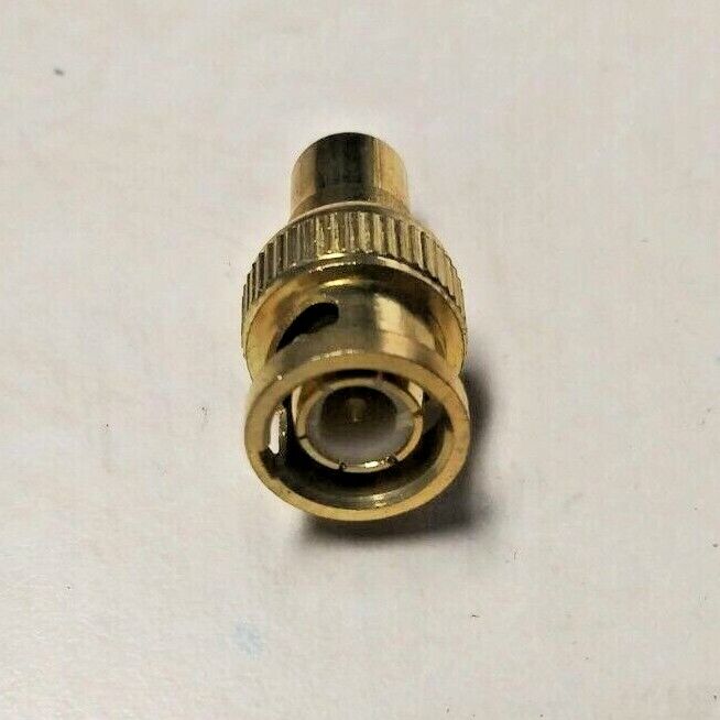 BNC Male to RCA Female Adapters, Gold Color - Lot of 23 - Image 3