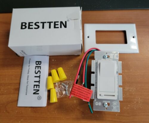 Bestten 120V Dimmer switch for dimmable Led/cfl/hal