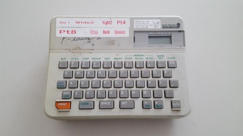 Brother P-Touch PT-10 Electronic Labeling System Label Printer