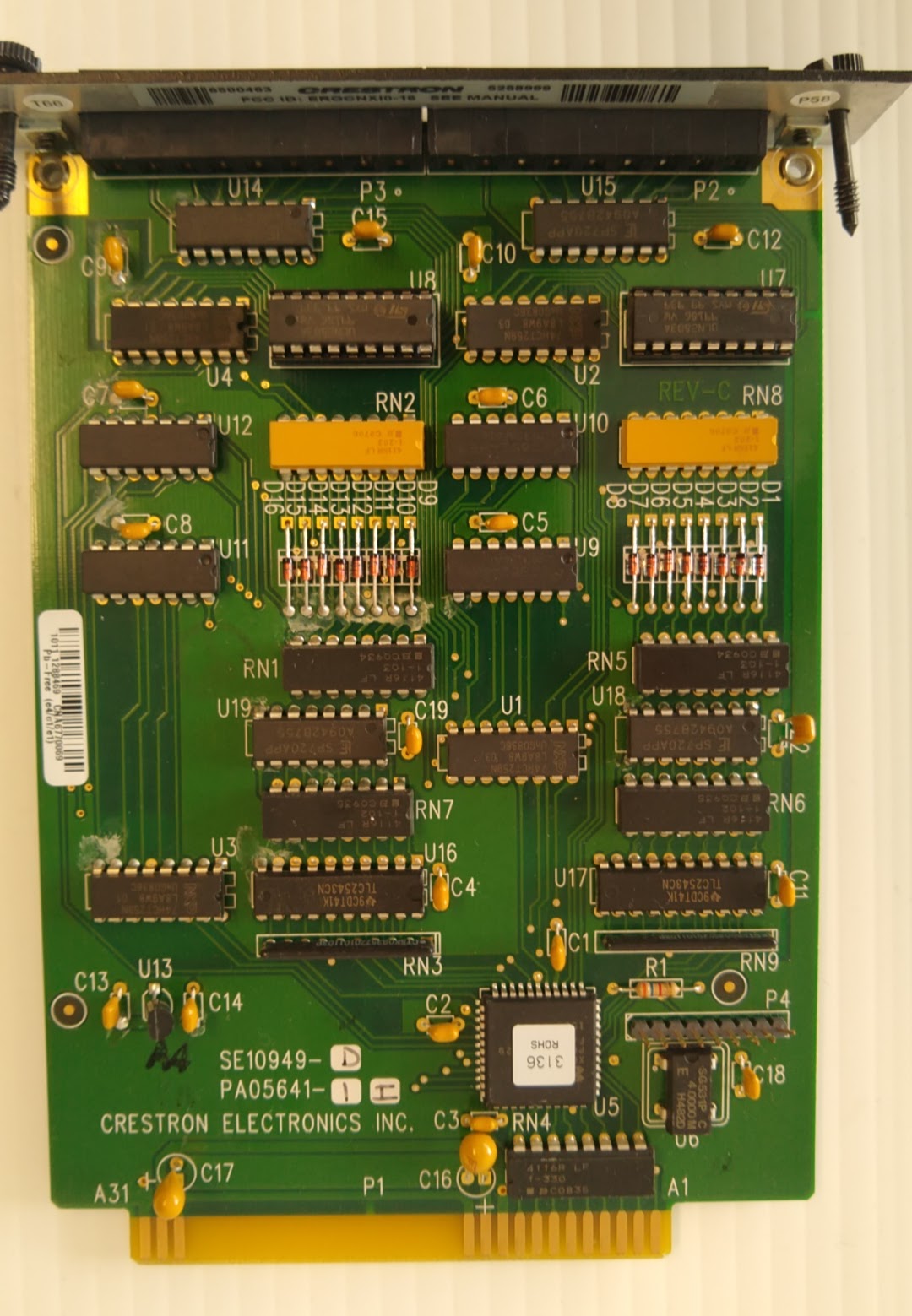 CRESTRON CNXIO-16 16 Port Versiport Card for Y-Bus Expansion Slot - Image 2