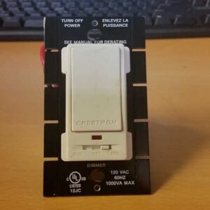 CRESTRON P-DIMRF SINGLE BUTTON WIRELESS DIMMER