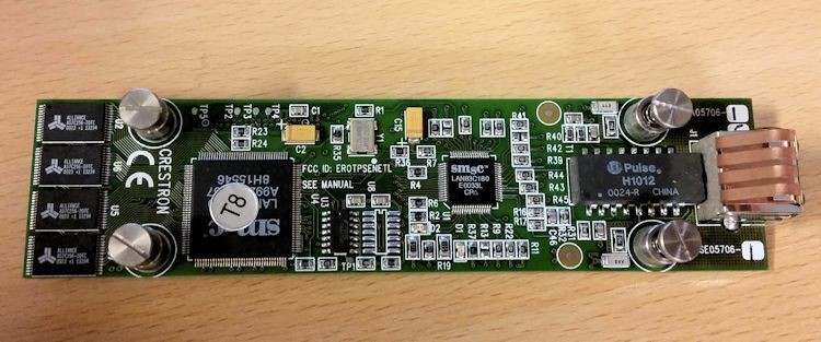 CRESTRON TPS-ENETL Ethernet card for Wall Mount Touchpanels TPS-6000L,5000L,TPI