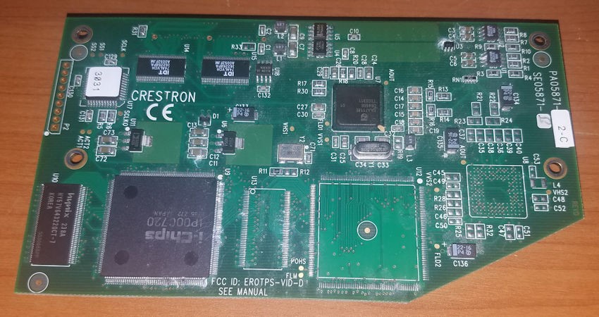 CRESTRON TPS-VID-1 Video Card for Isys® Tilt Touchpanels TPS-5000,6000 &4500