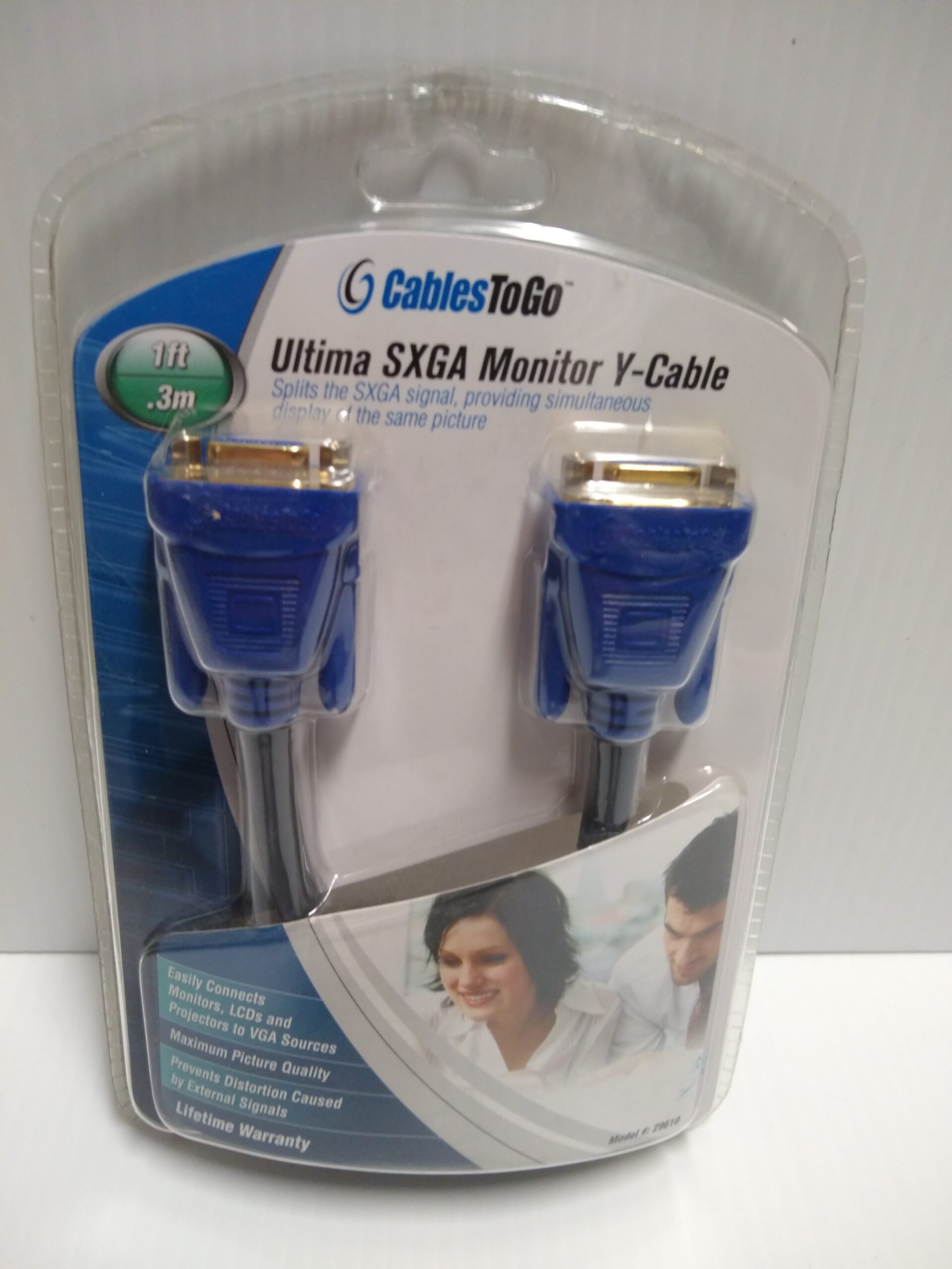 Cables to Go Ultima SXGA Monitor Blue 1ft Y-Cable #29610