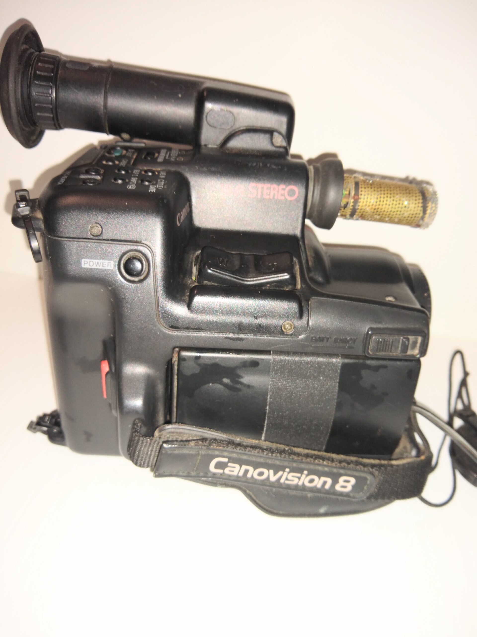 Canon Video Camera Recorder E08 Digital 8mm Hi-8 Canovision w/Remote: Read - Image 4
