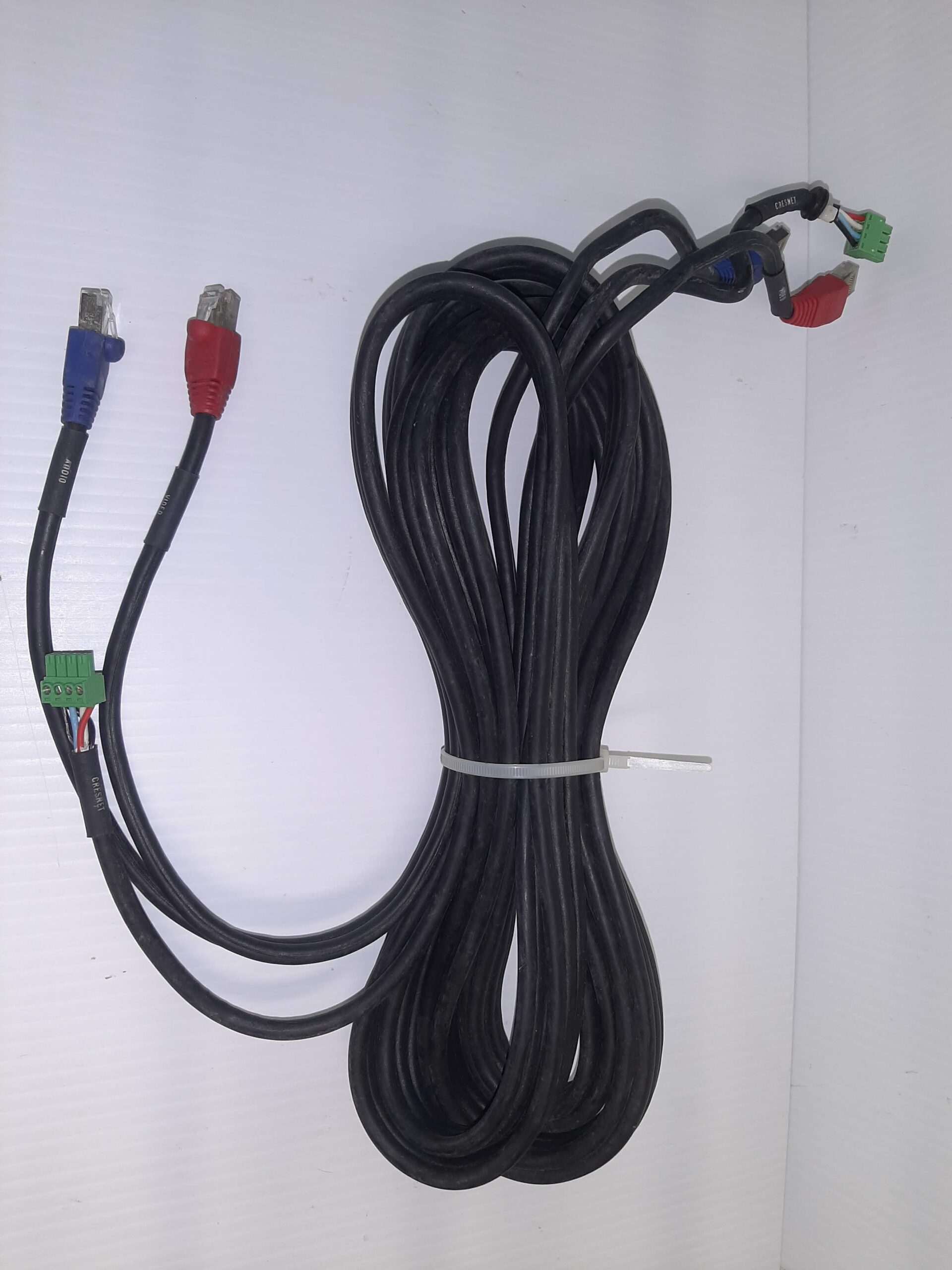Cresnet Triamese cable TPS/TPMC-CBL-T ; approx 12 ft, Black