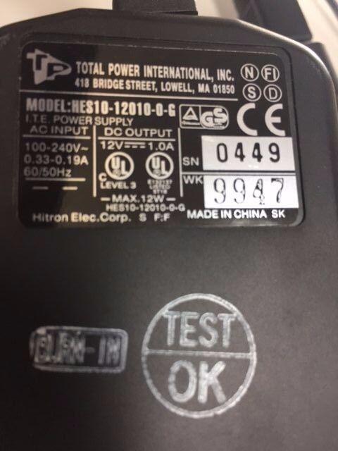 Crestron PW-1205R Power Supply 12V DC - Image 3