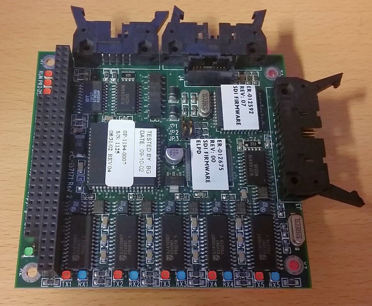 Daktronics OP-1194-0007 Vanguard PC104 Communications Card PC-137171