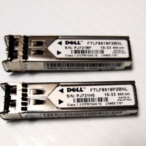 Dell FTLF8519P2BNL 850nm SFP Transceiver Module (Lot of 2)