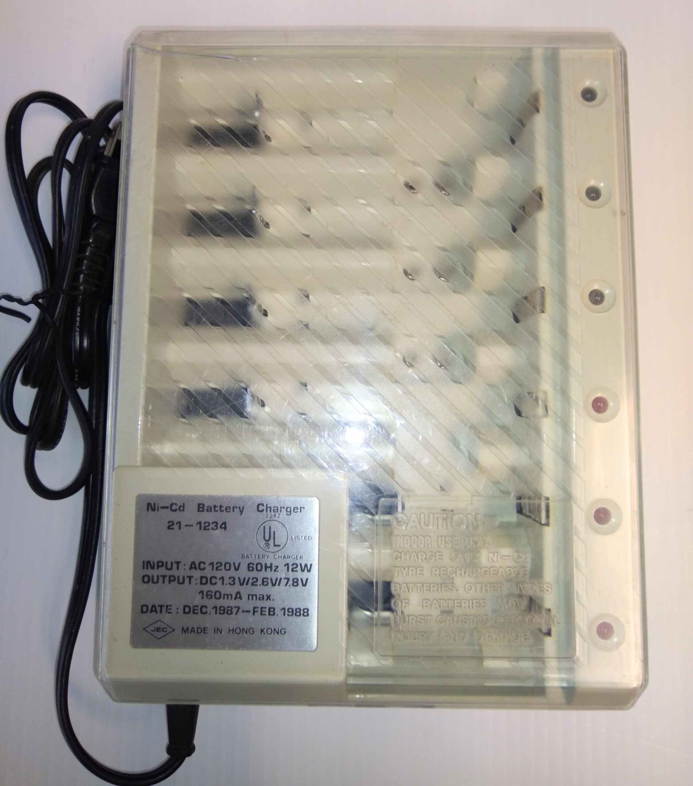 Deluxe Nickel Cadmium Battery Charger Vintage 1987-1988 Multi-Cell - Image 2