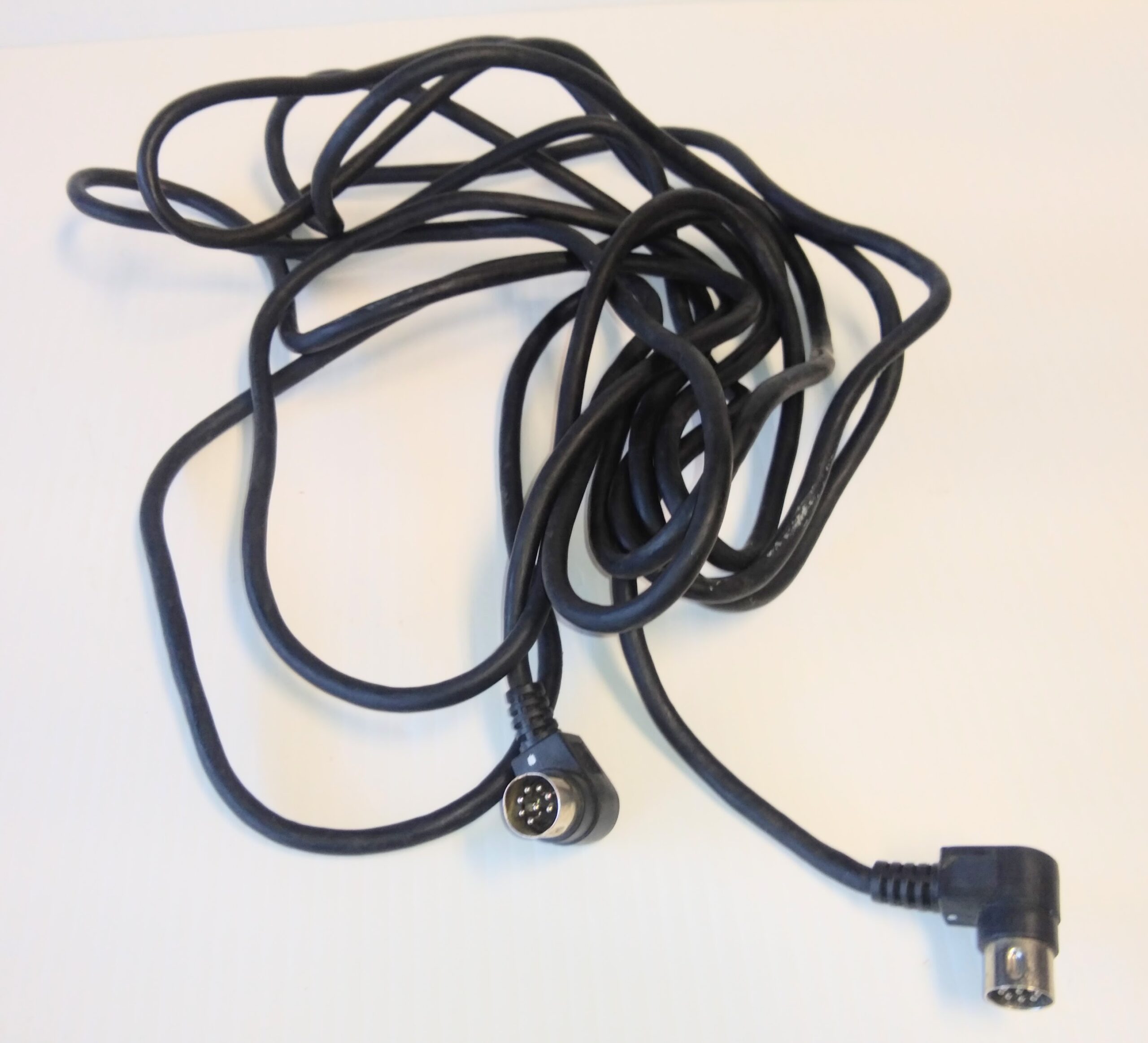 Din to Din Male Right Angle 8 pin Cable 16 ft - Image 2