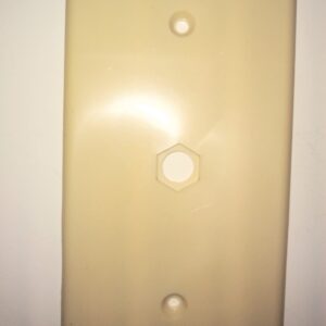 F-Type Wall Plate - Single Gang - 1 Port (Pk. of 5): Read
