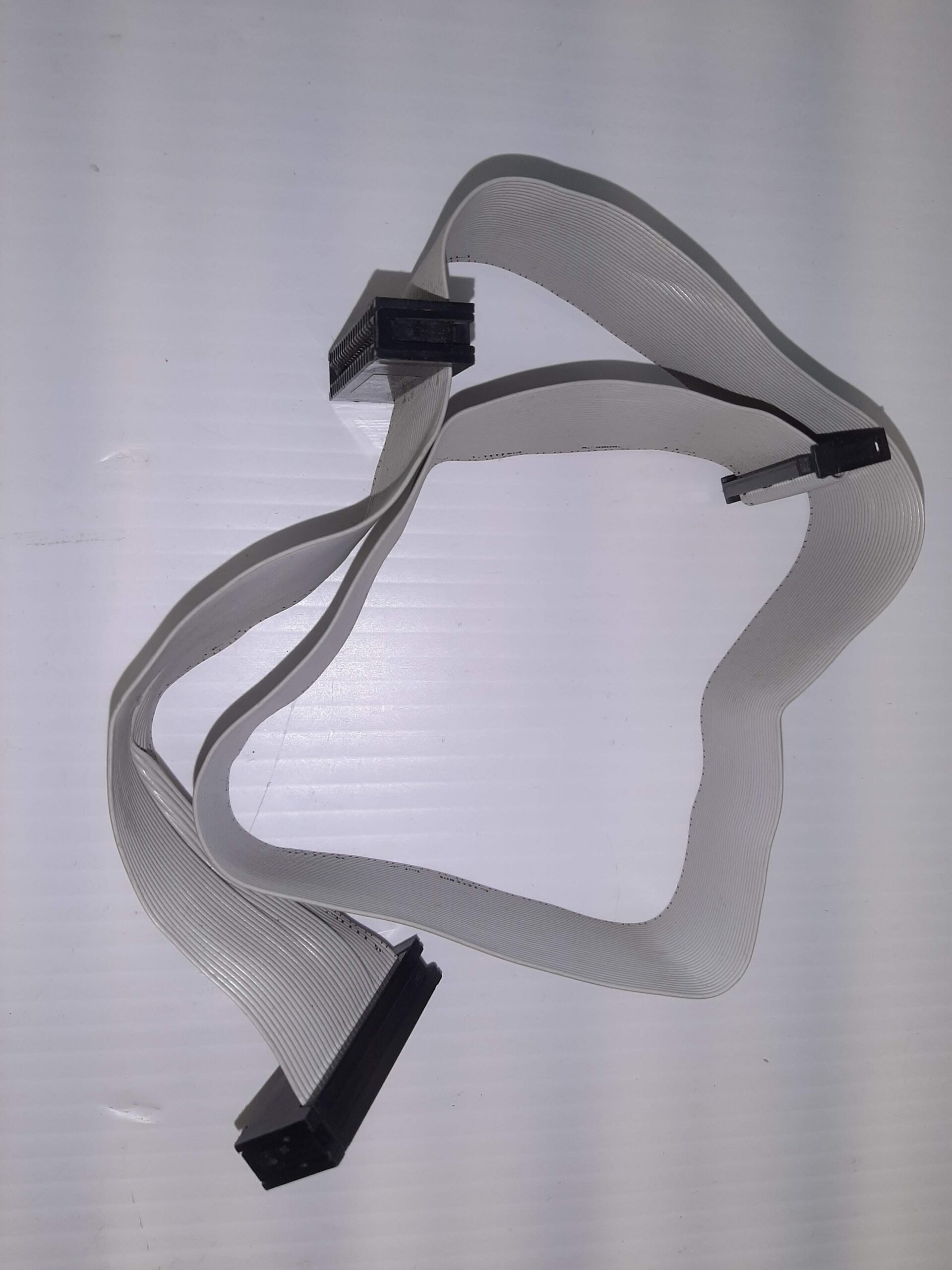 Floppy Flat Ribbon 26" Cable with Slot Connectors 34 pin w/Twisted Cable