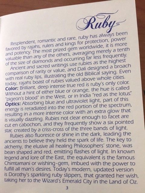"Gems to Jewels," mineral and gemstone booklet - Image 4
