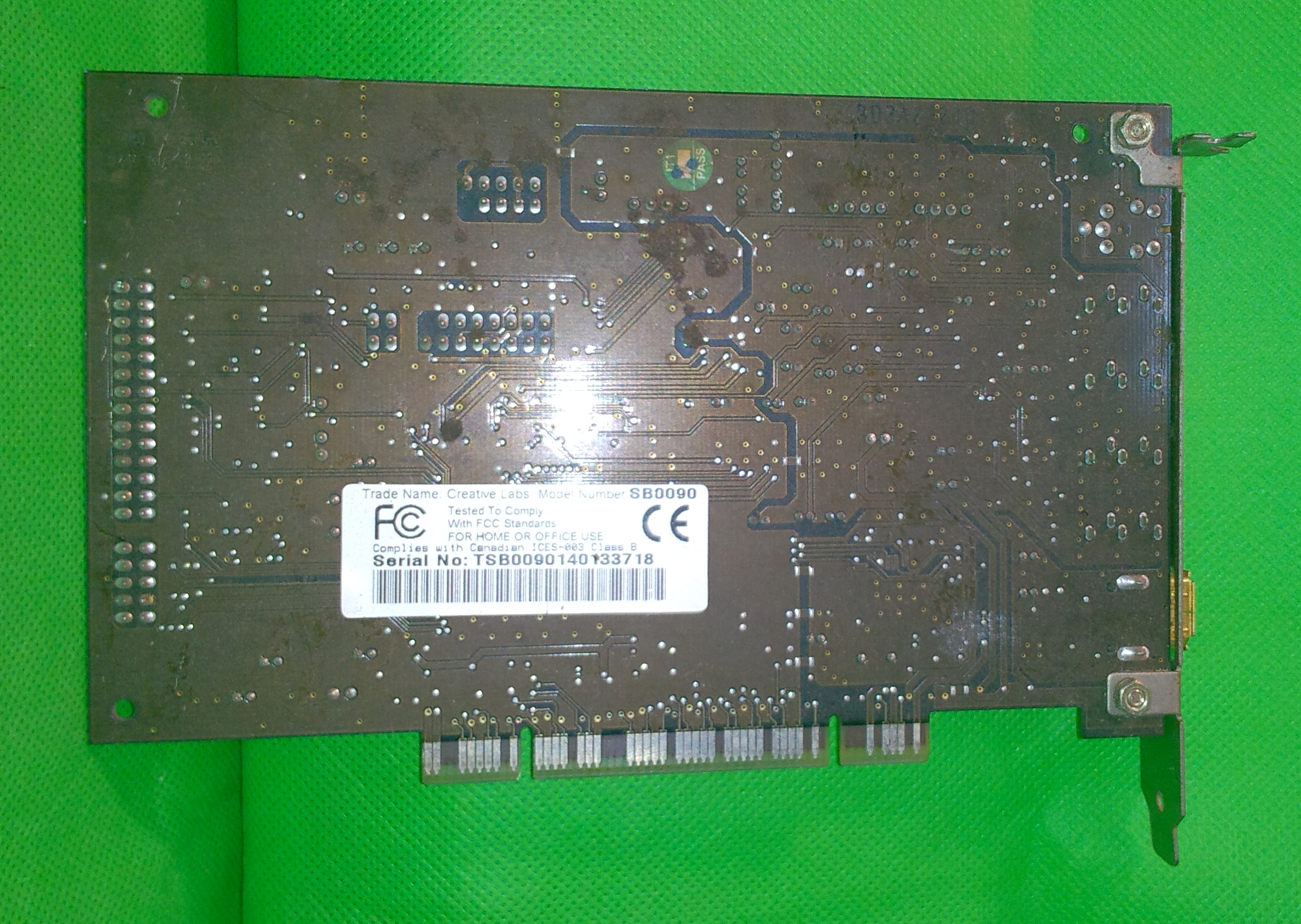 Genuine Creative Labs Sound Blaster Audigy EAX Advanced HD SB0090 GOLD EDITION - Image 3