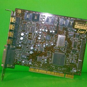 Genuine Creative Technology Sound Blaster Live! 5.1 PCI Sound Card CT4620