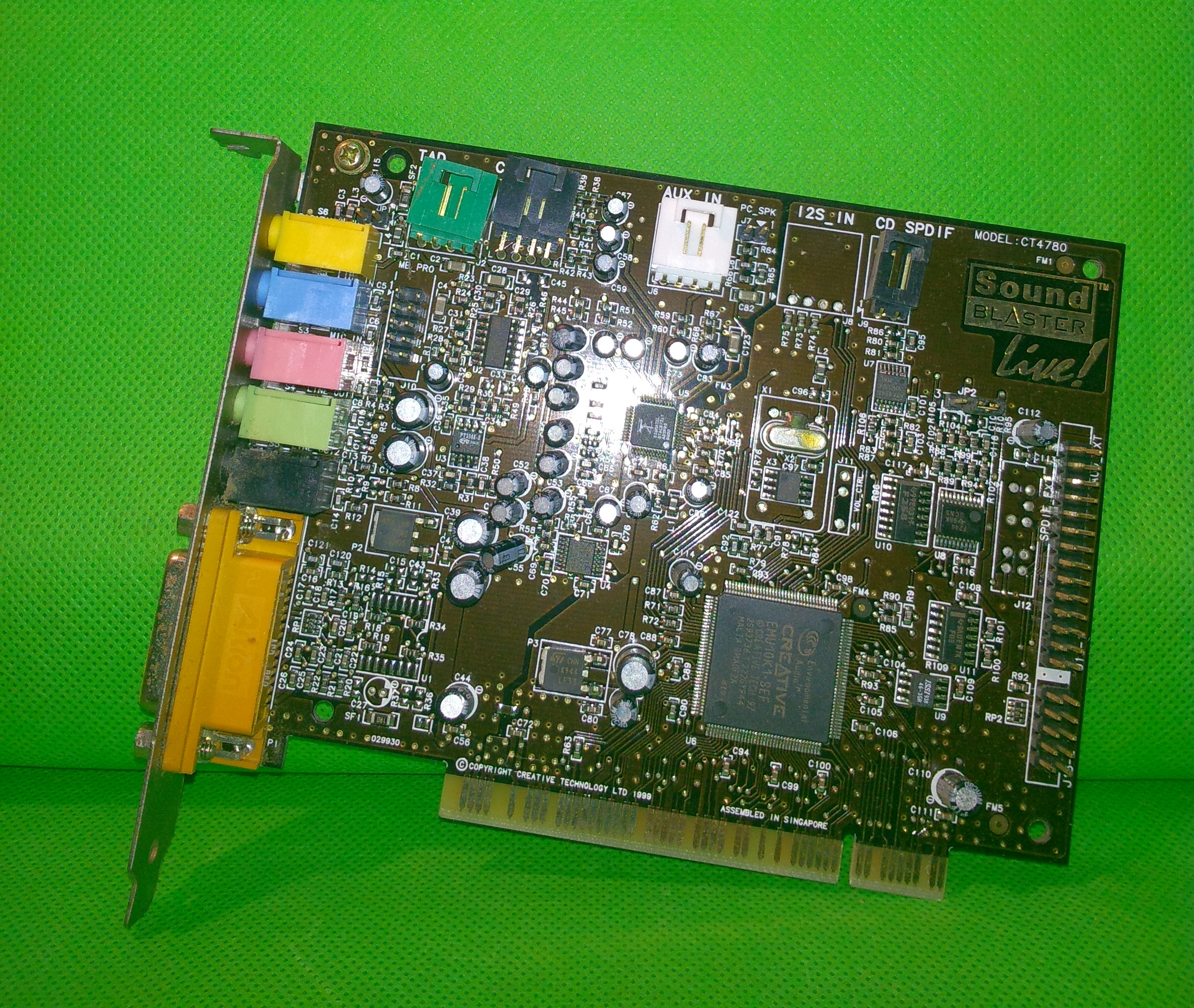 Genuine Creative Technology Sound Blaster Live! 5.1 PCI Sound Card CT4780