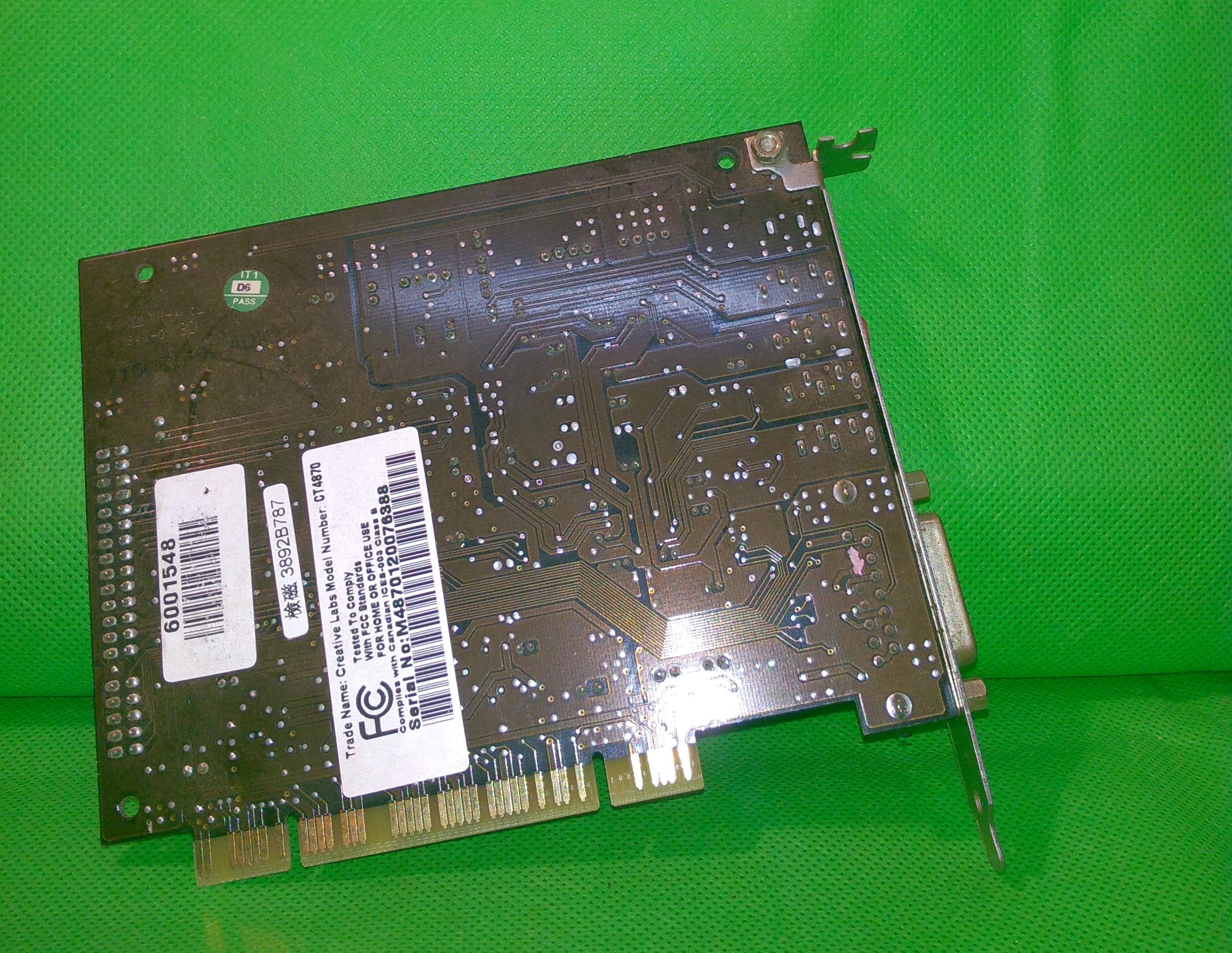 Genuine Creative Technology Sound Blaster Live! 5.1 PCI Sound Card CT4870 - Image 3