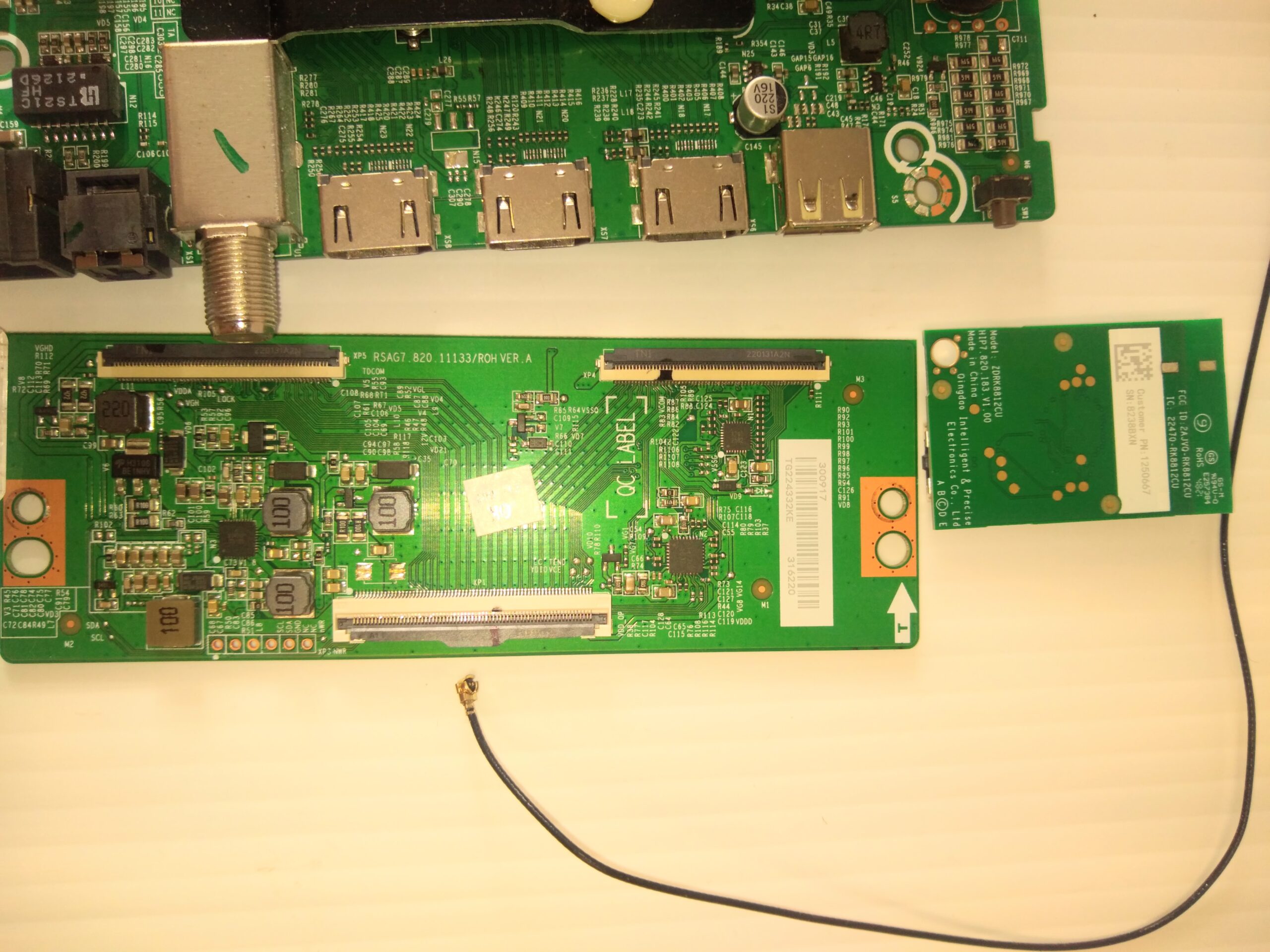 Highsense Model 50R6E4 TV PCB Board Set a18 - Image 2