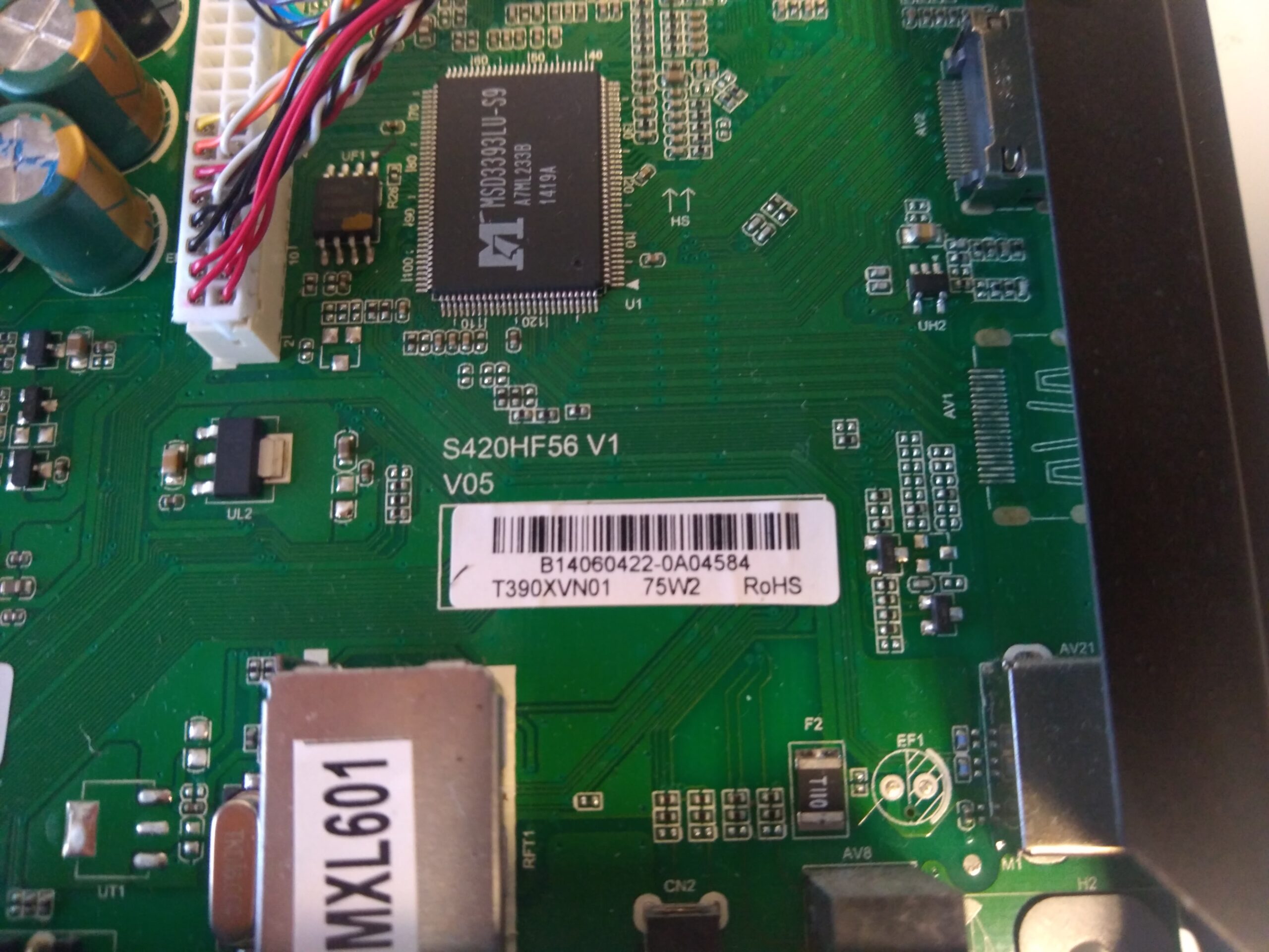 INSIGNIA Model NS-39D310NA15 TV Main Board a31 - Image 3