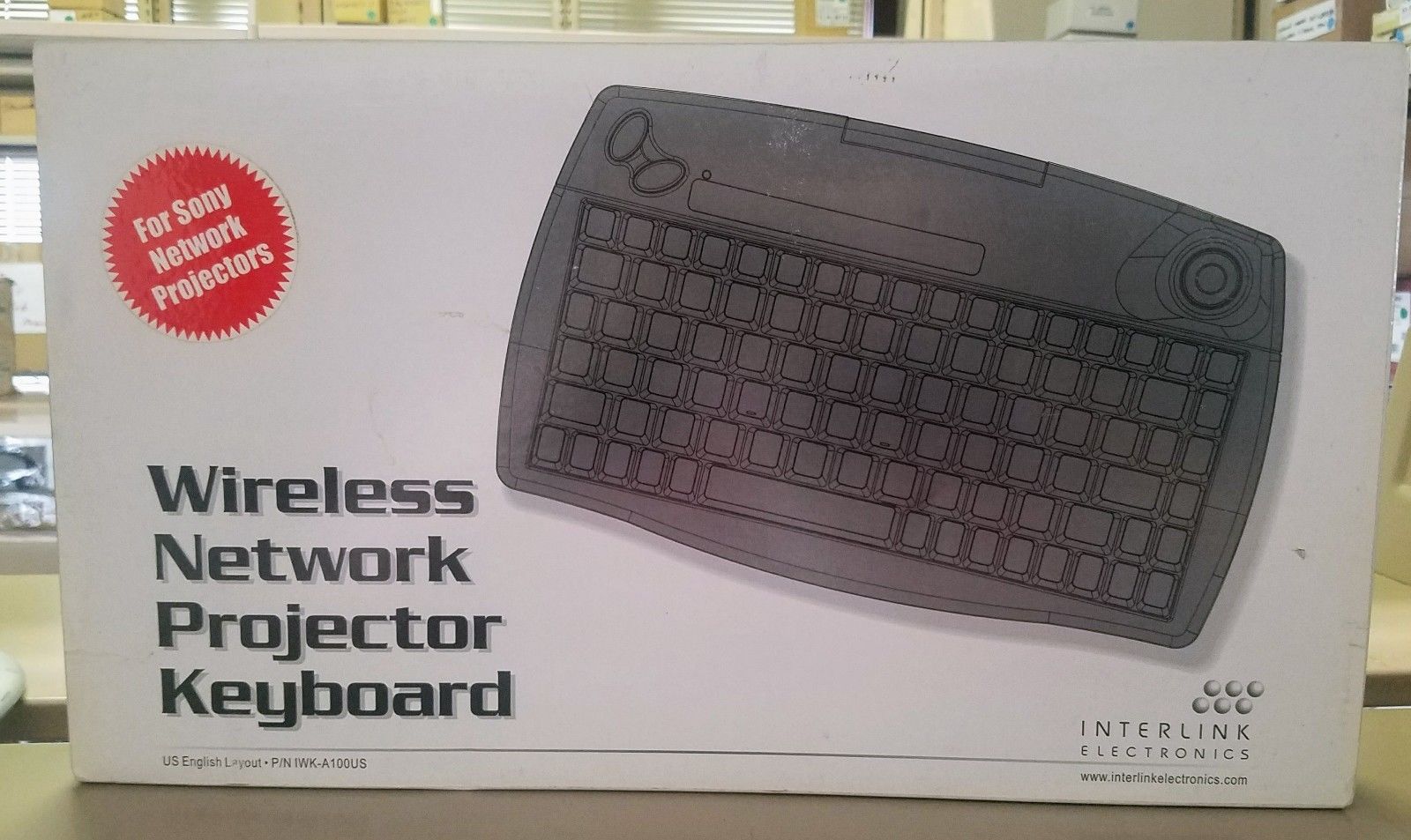 Interlink Electronics IWK-A100US Wireless Network Projector Keyboard for Sony
