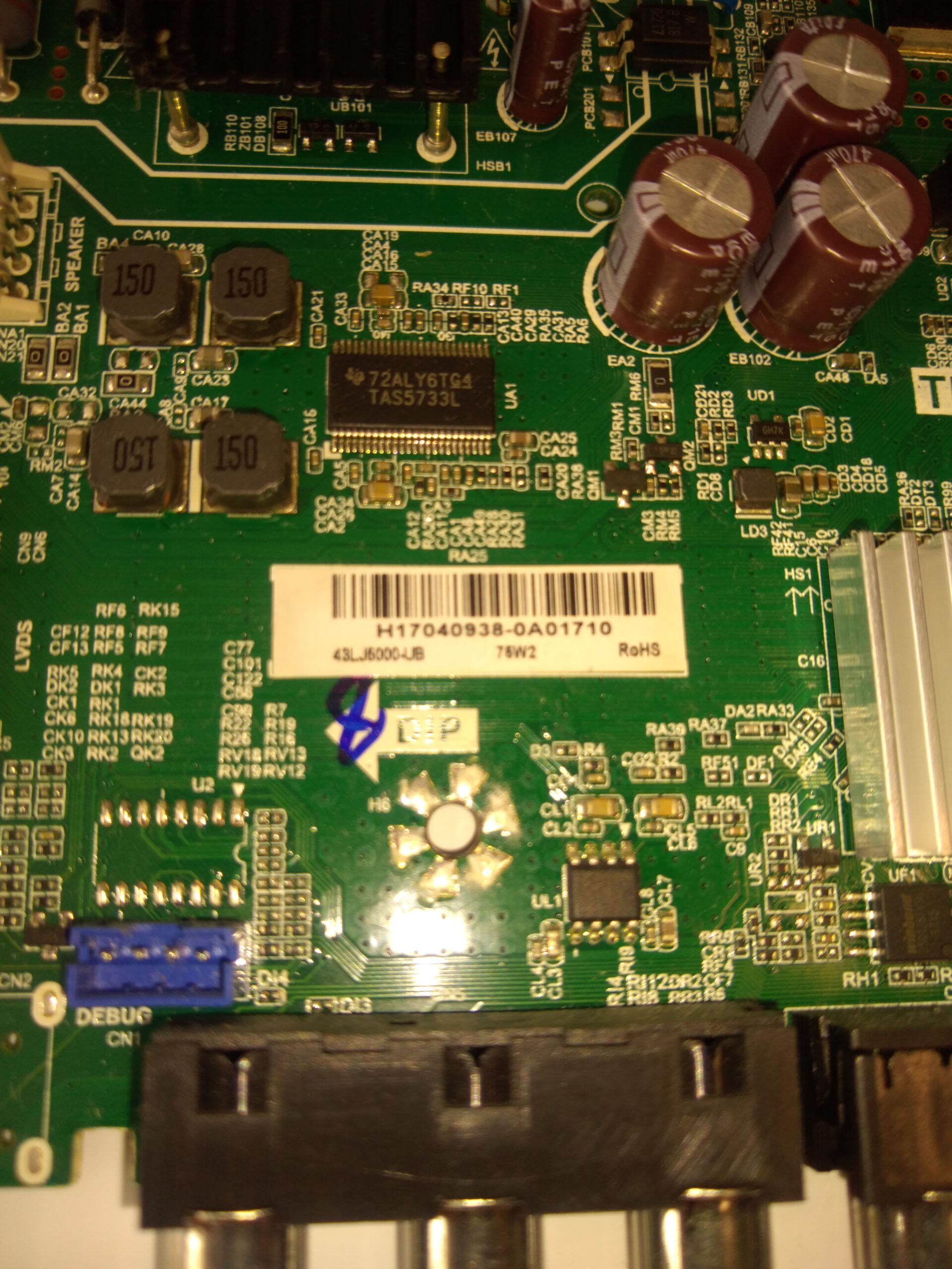 LG Model 43LJ5000 TV PCB Board Set a37