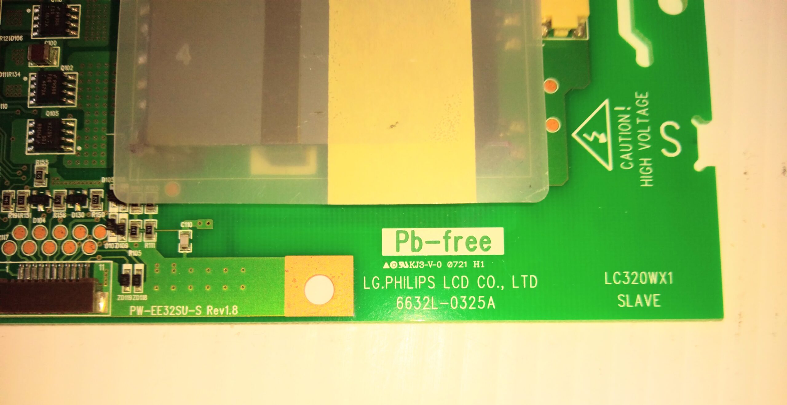 LG/Philips 32LB4D LCD Master Inverter Board 6632L-0324A