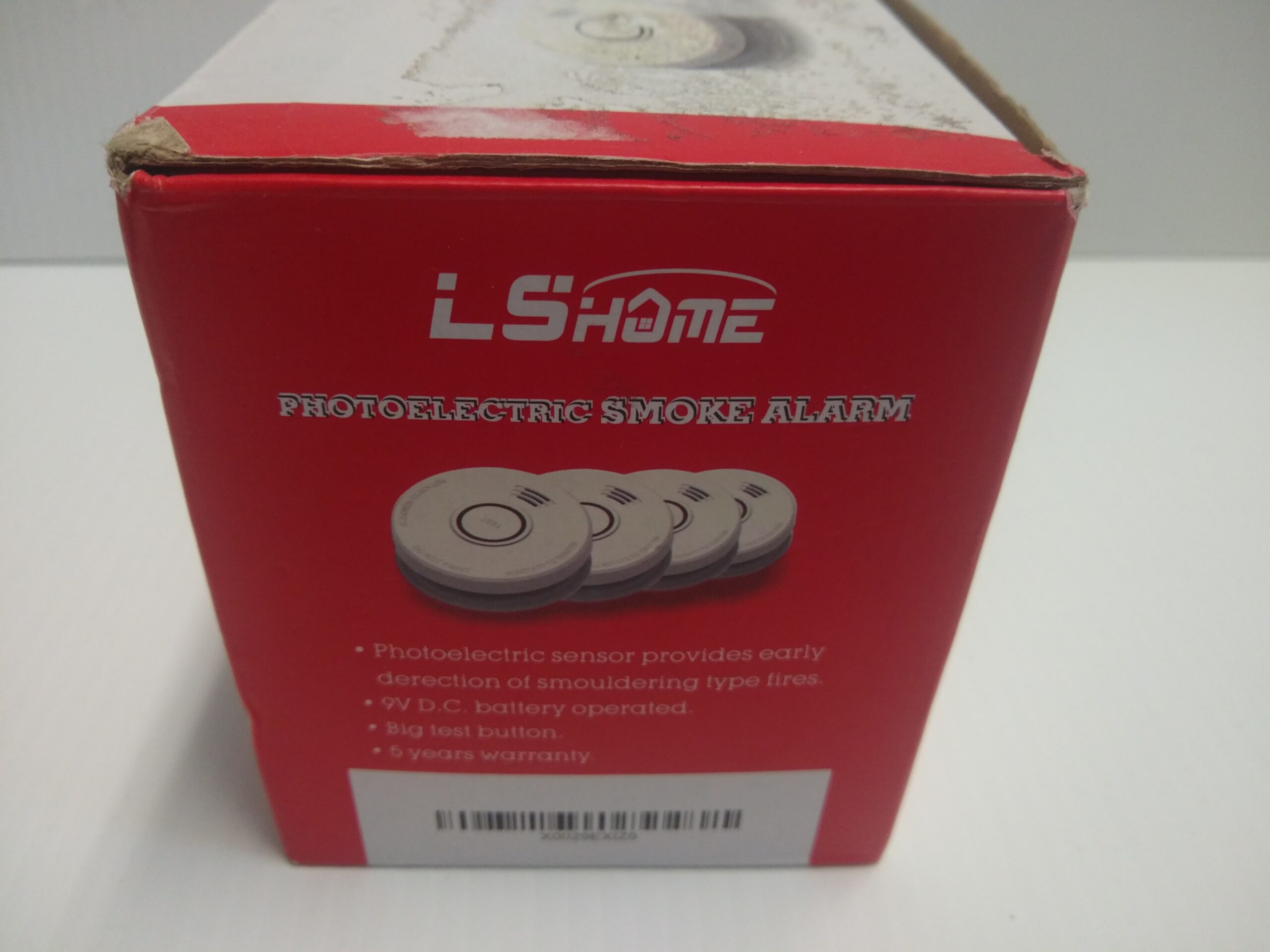LS Home Photoelectric Smoke Alarm Battery Operated 4 Pack - Image 2