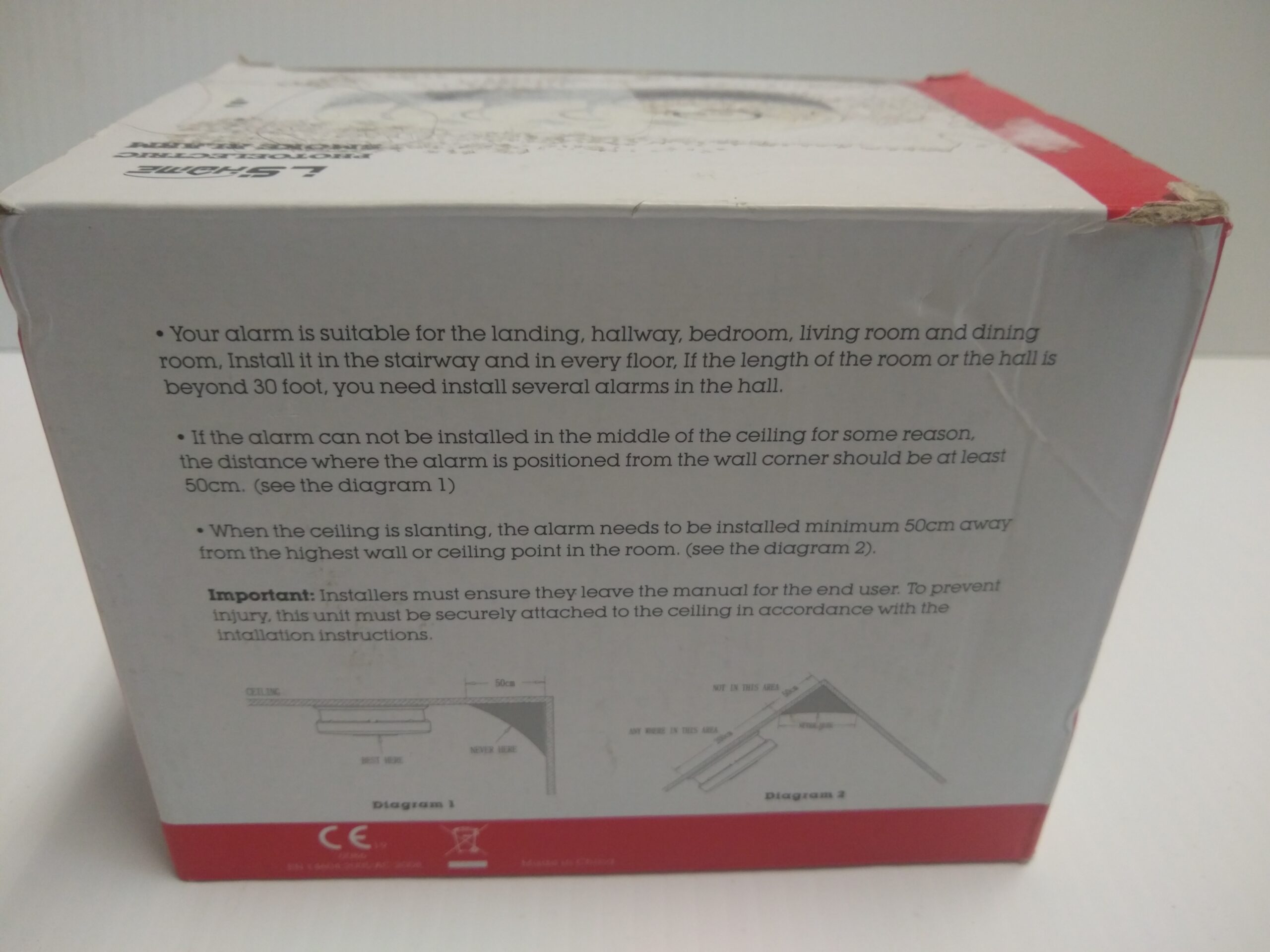 LS Home Photoelectric Smoke Alarm Battery Operated 4 Pack - Image 3