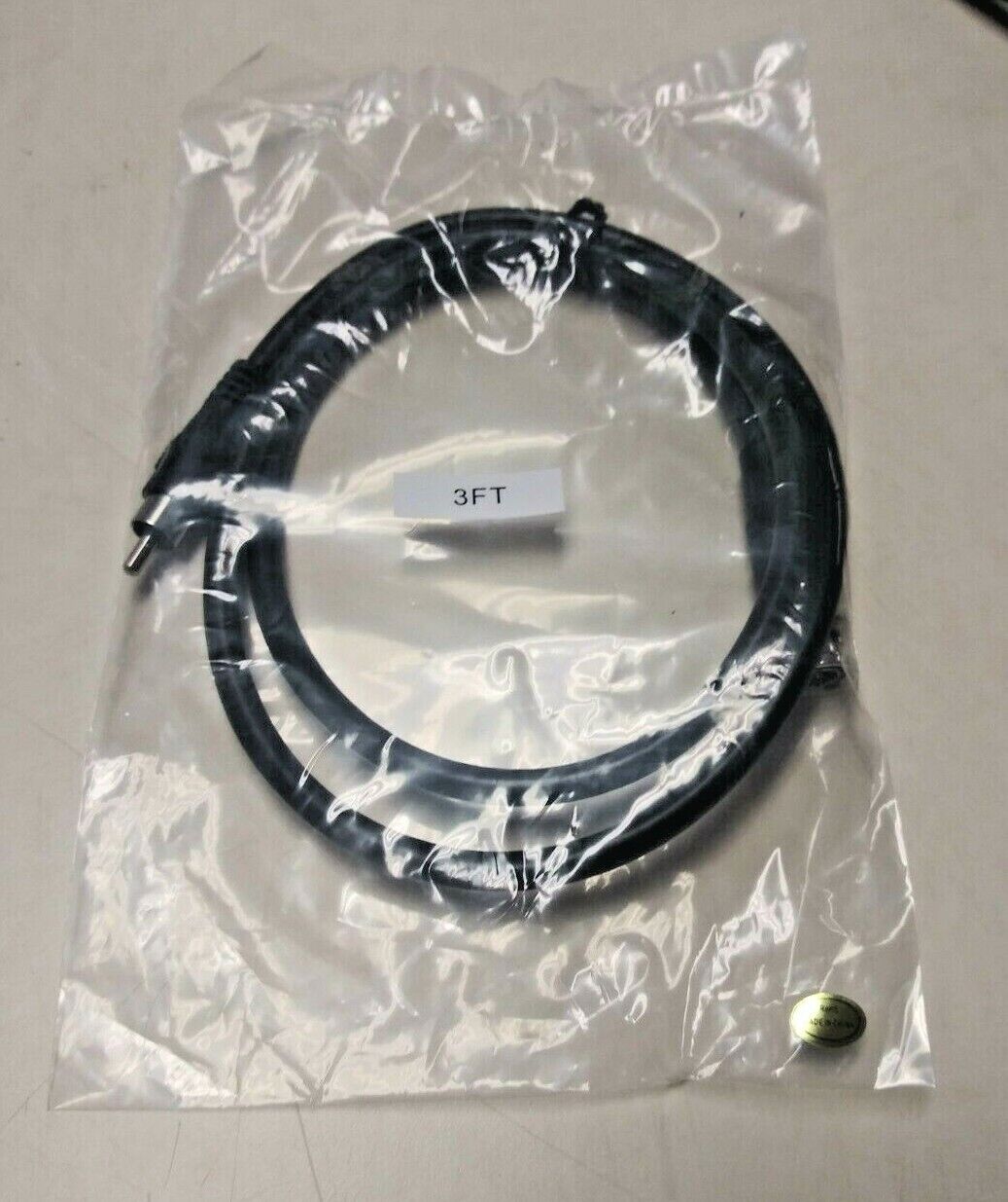 Lot of 10, 3ft RG6 male BNC to male RCA High Quality Commercial Cable