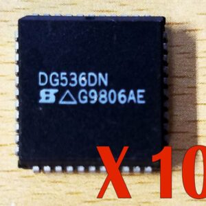 Lot of 10 DG536DN Analog Multiplexer Single 16:1 44-Pin PLCC Wideband Video