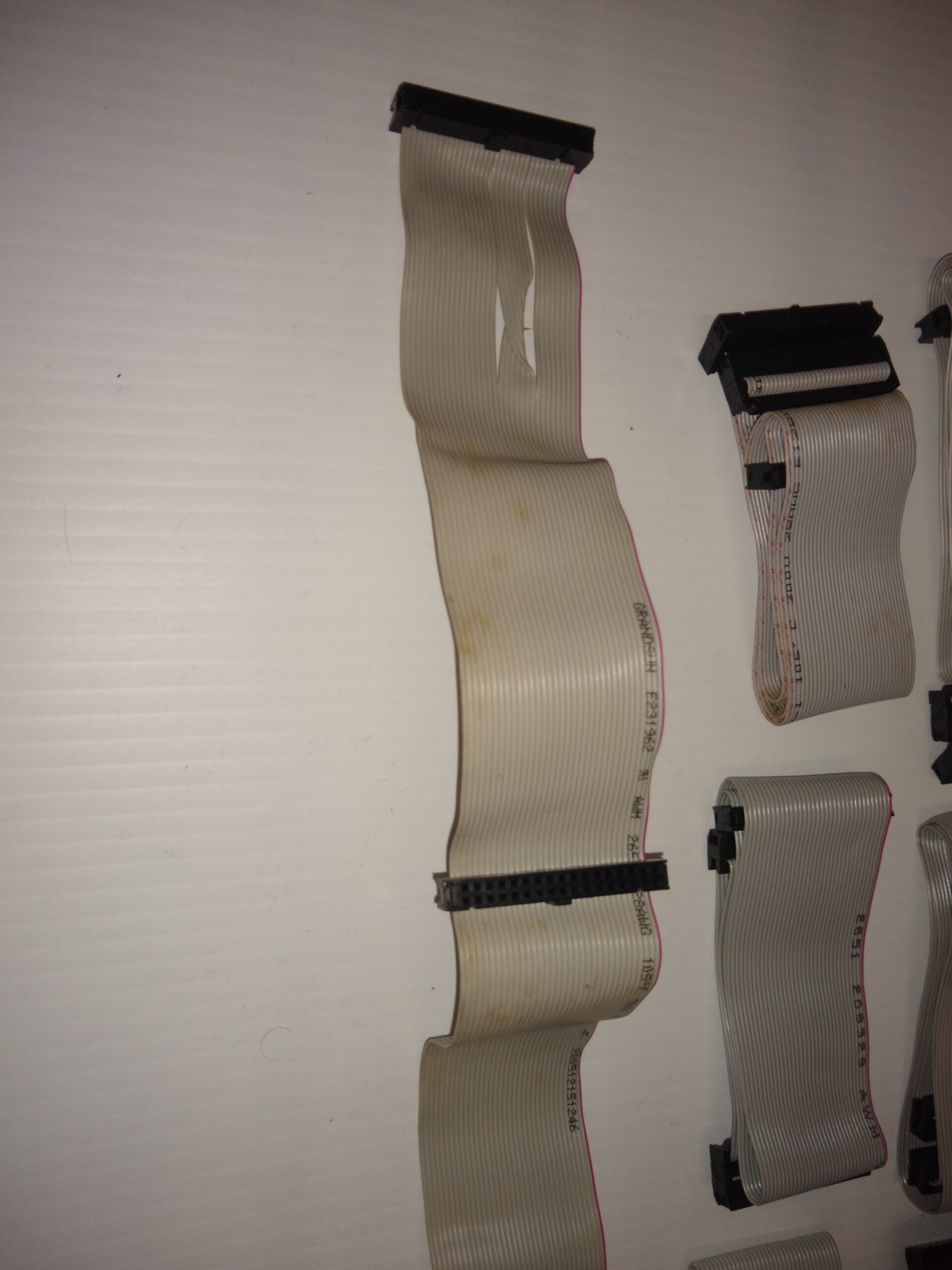 Lot of 10 Floppy Disk Hard Drive Ribbon Cable 34 Pin w/IDE & Slot Connectors a2 - Image 3