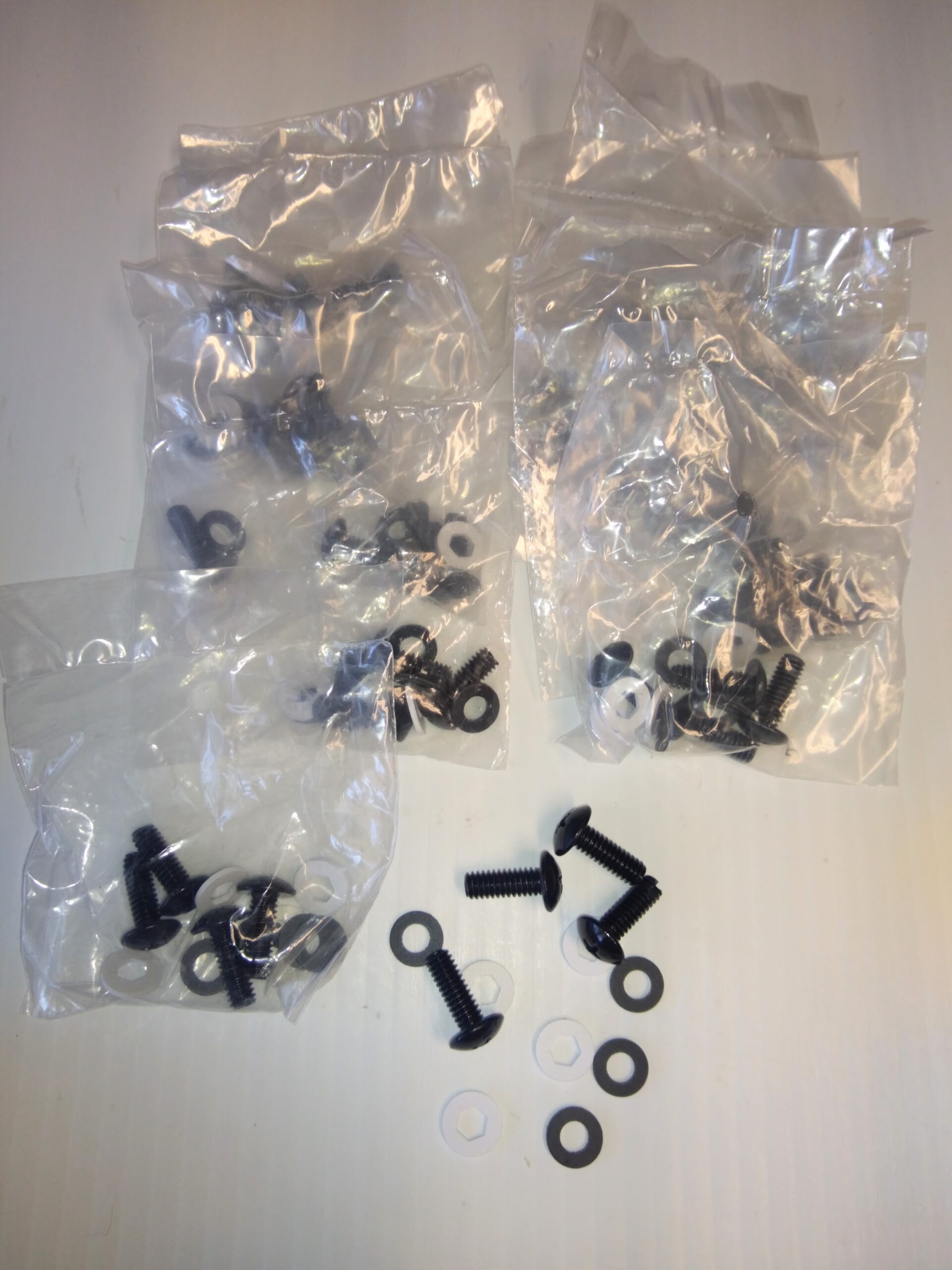 Lot of 10x12pc Kits 12-24 1/2" Pan Head Phillips Black Machine Screw Kits - Image 4