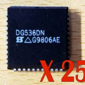 Lot of 25 DG536DN Analog Multiplexer Single 16:1 44-Pin PLCC Wideband Video